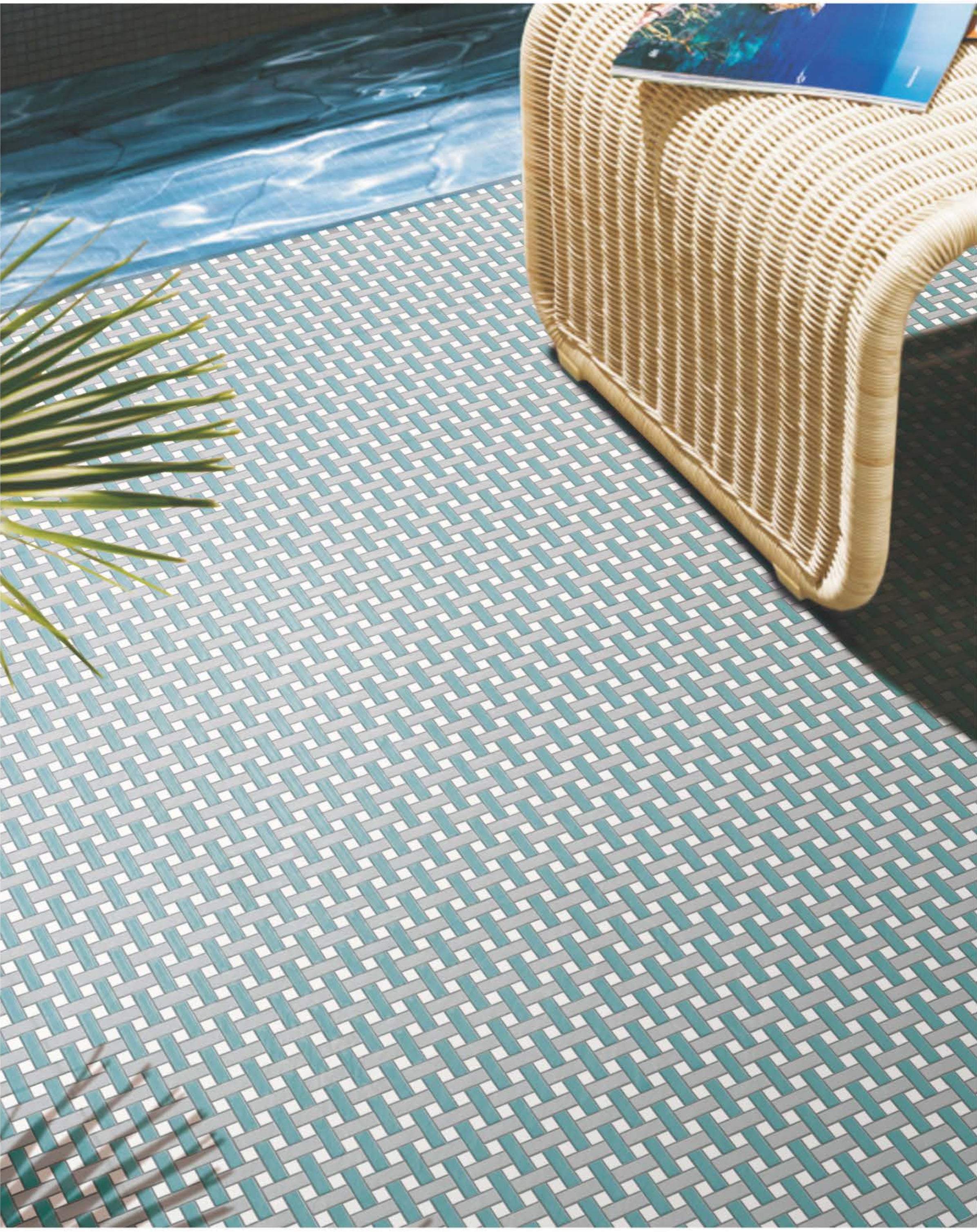 2.5x7.5 cm Herringbone-image