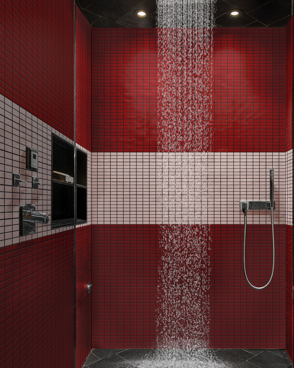 2.5x5 cm Aligned | Plain | Silk